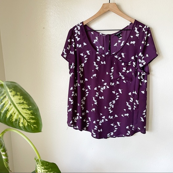 torrid Tops - Torrid | Abbey Georgette Button Back Blouse